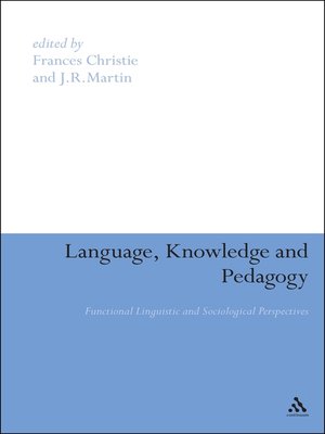 cover image of Language, Knowledge and Pedagogy